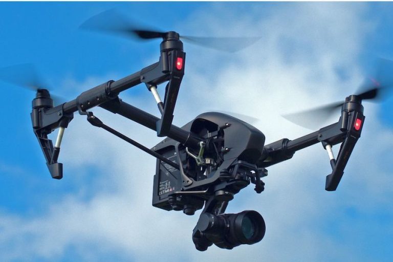 Drone in flight